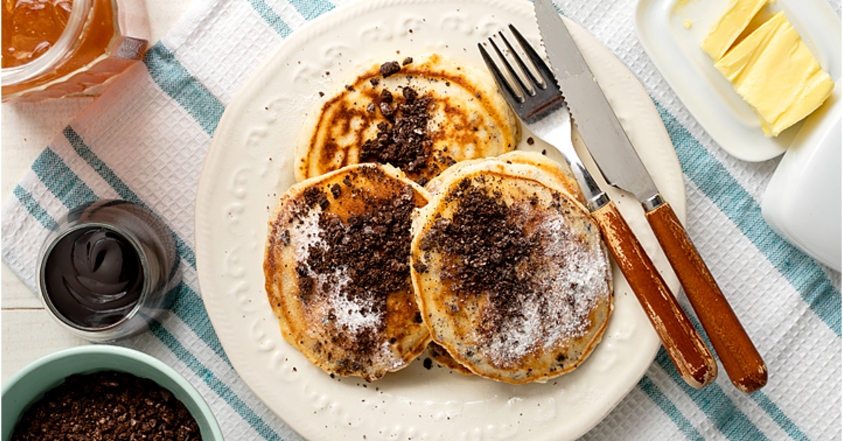 Cookies and Cream Pancake | Goodnes