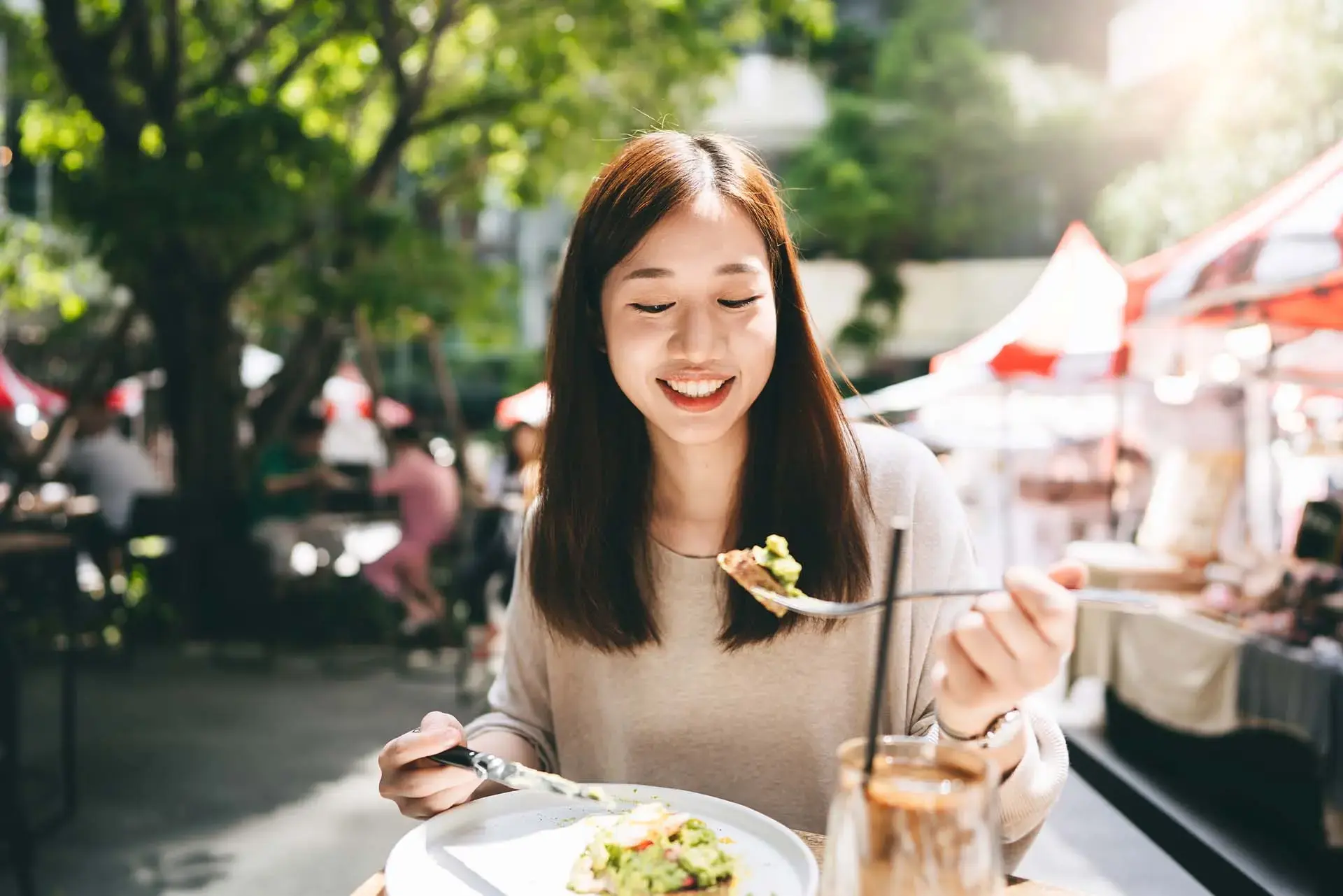 Yes, Even When You Eat!