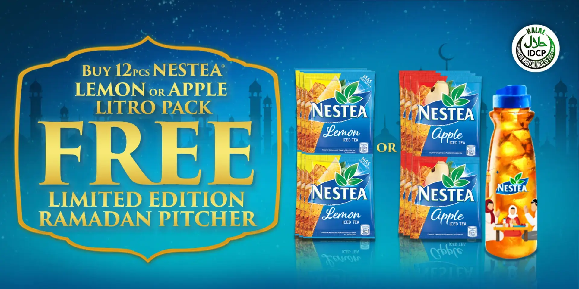 Buy 12pcs Nestea FREE Ramadan Pitcher