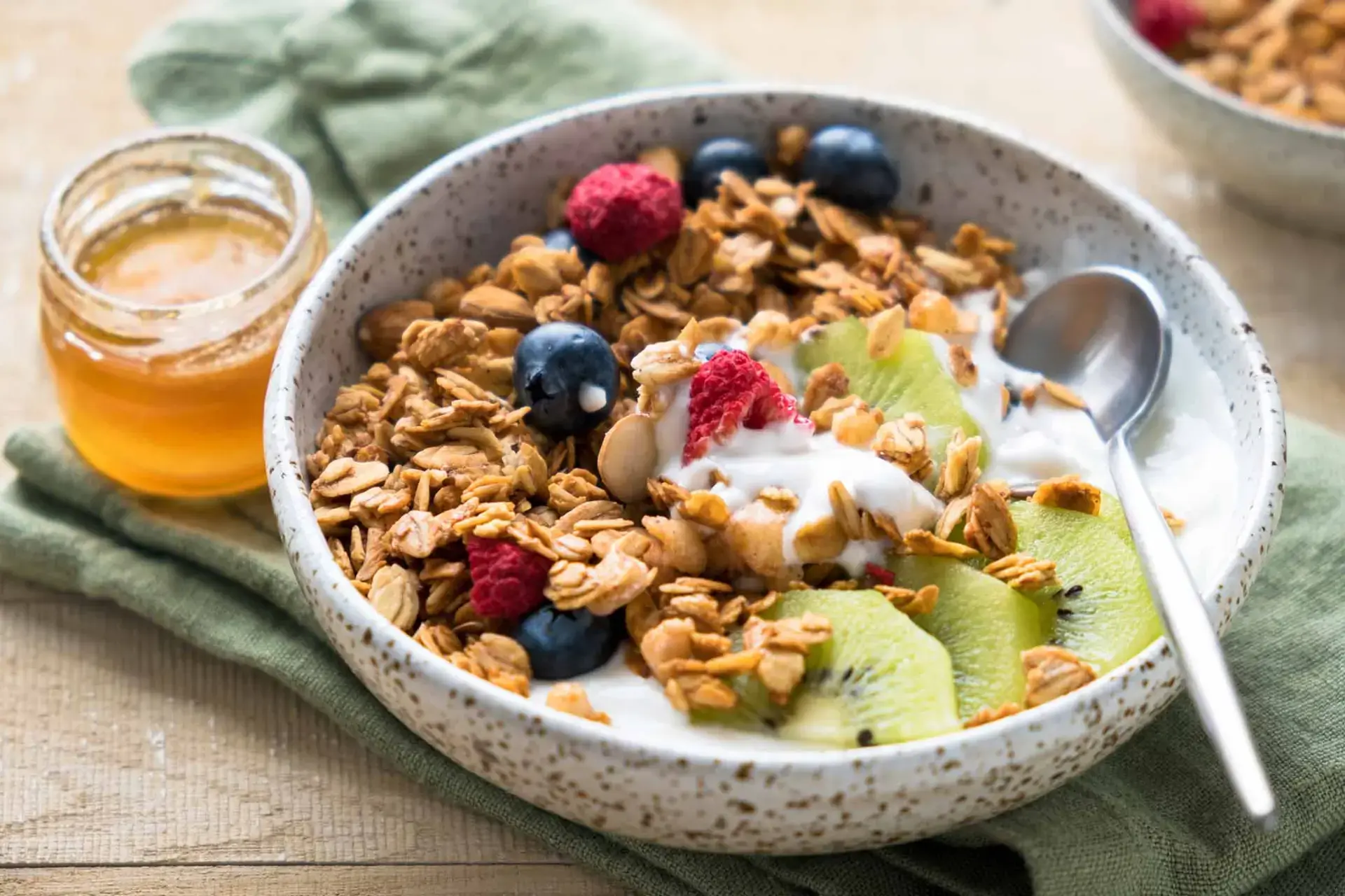 Yummy Greek yogurt for breakfast