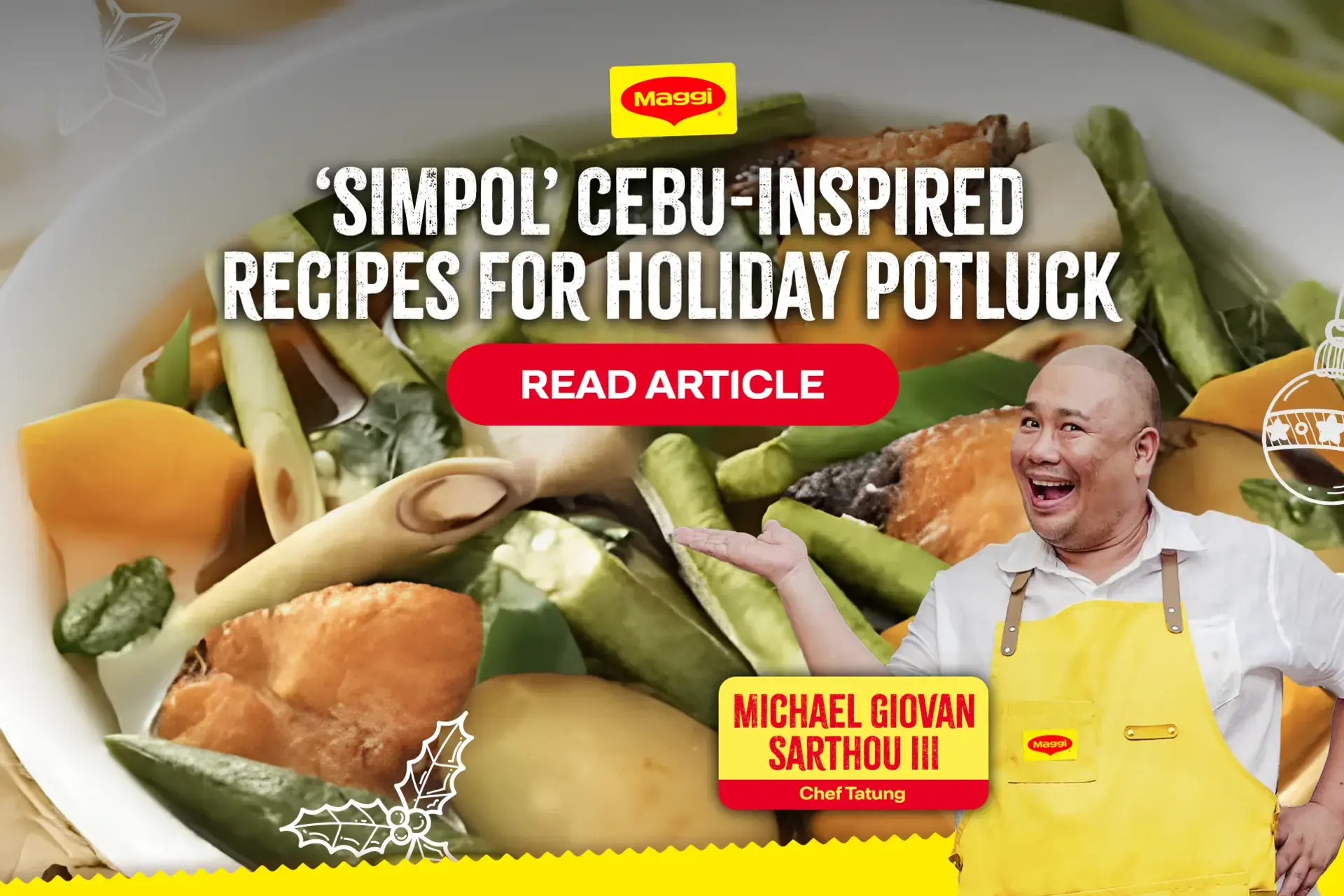 Learn Chef Tatung’s ‘Simpol’ Secret for Potlucks: Cebu-Inspired Recipes