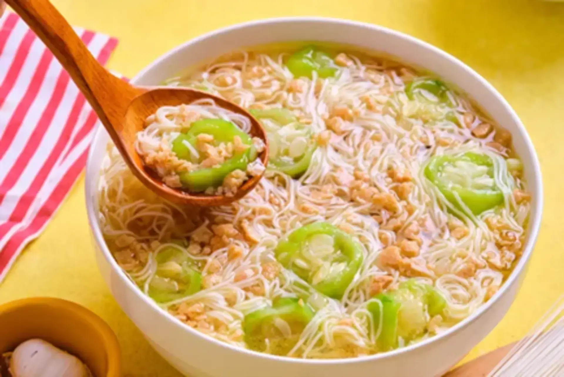 Misua Patola with Ground Chicken