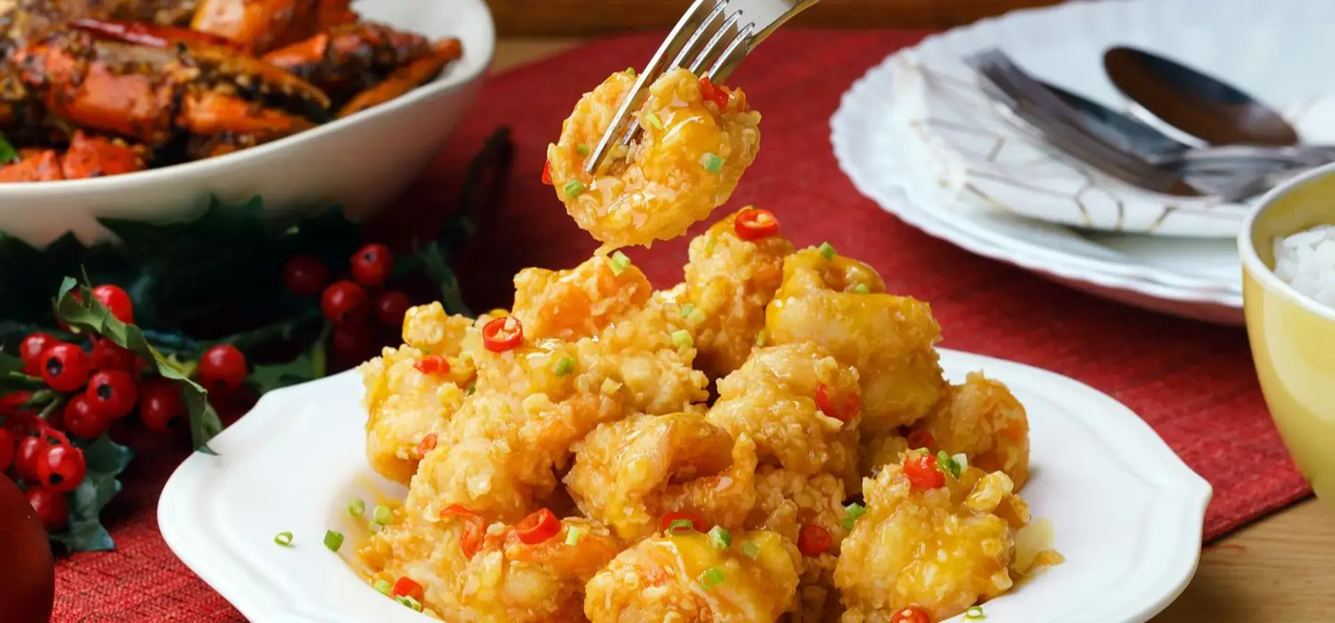Salted Egg Shrimps: A Decadent Treat