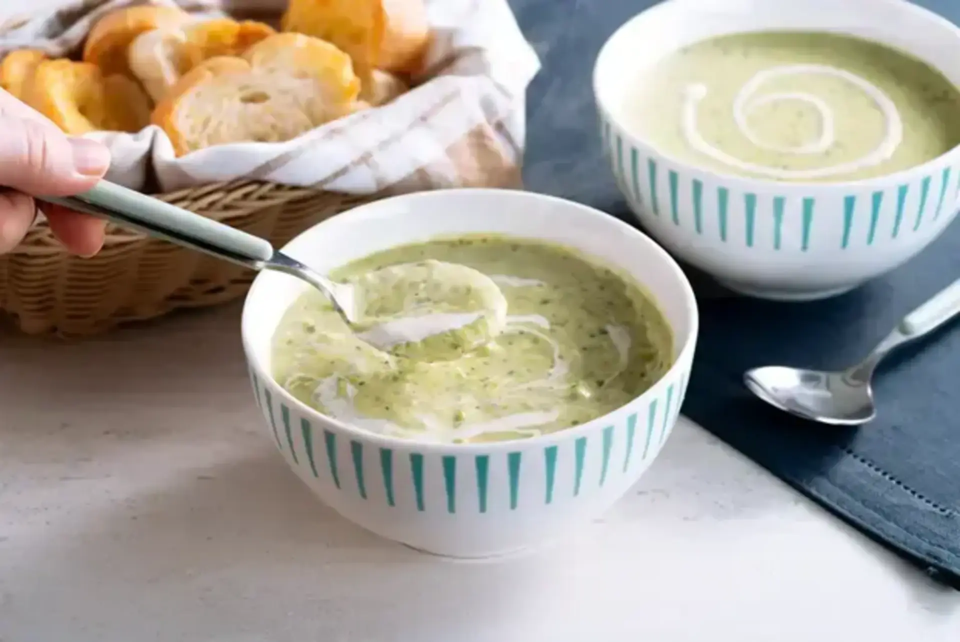 Green Peas and Malunggay Soup