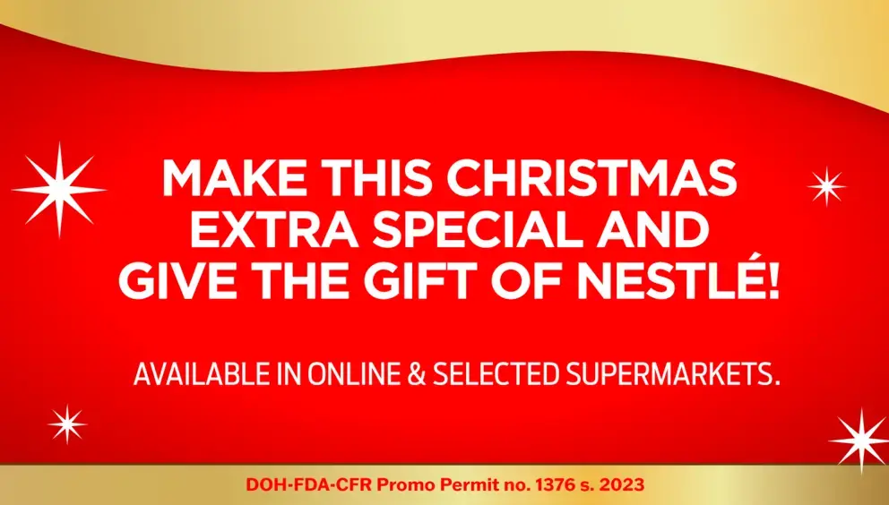 Make this Christmas extra special and give the gift of Nestle!