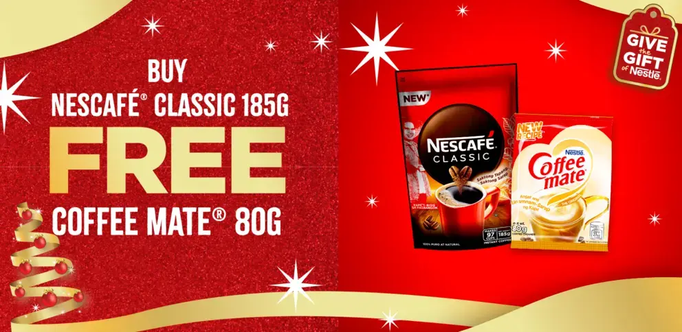 Nescafe Classic 185g Free Coffee Mate 80g