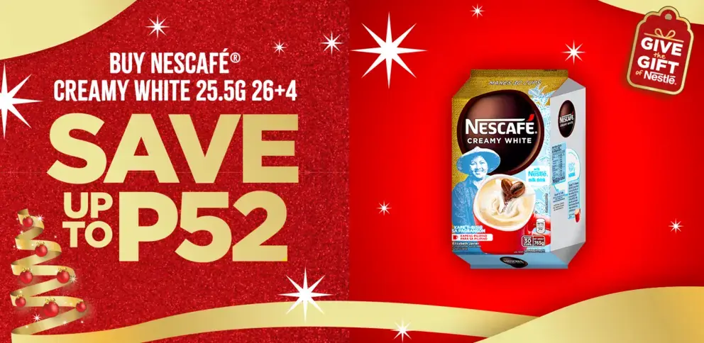Nescafe Creamy White 25.5g 24+6