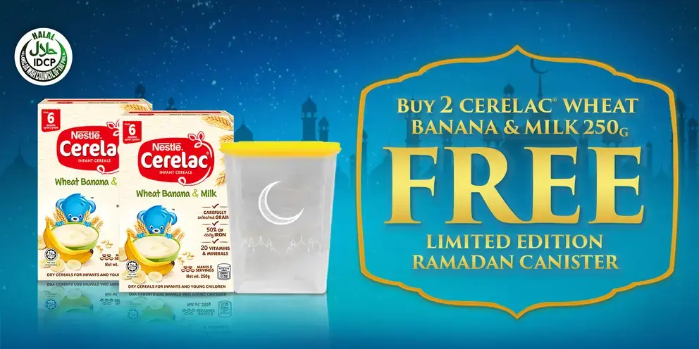 Buy 2 Cerelac 250g FREE Ramadan Canister