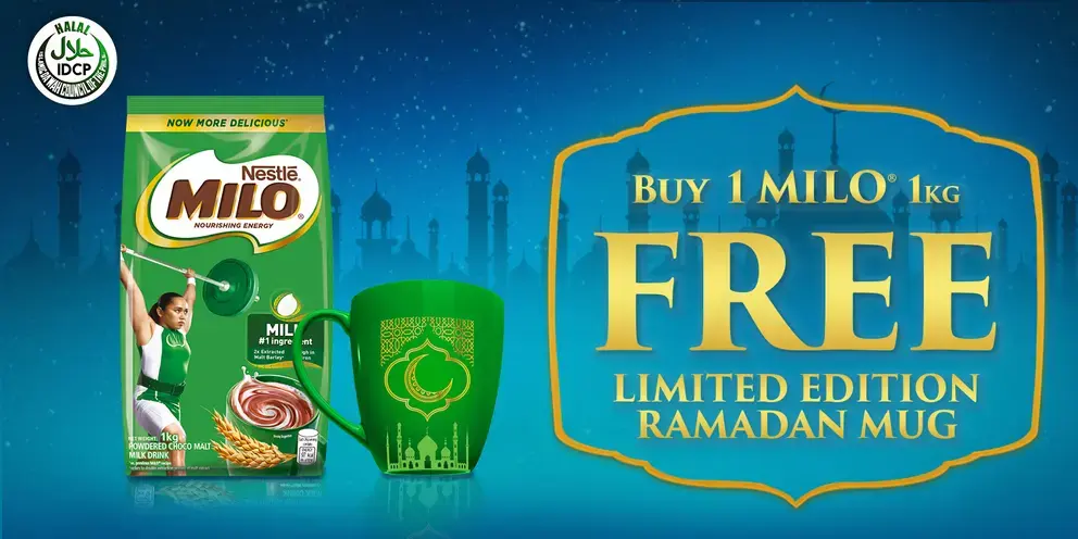 Buy MILO 1kg FREE Ramadan Mug