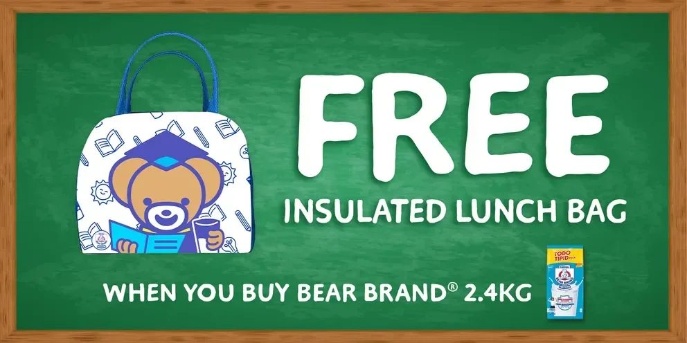3 FREE Bear Brand Insulated Lunch Bag