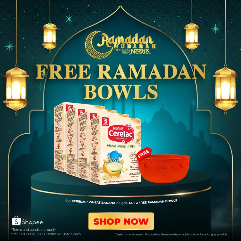 Get FREE Ramadan Bowls when you buy CERELAC®