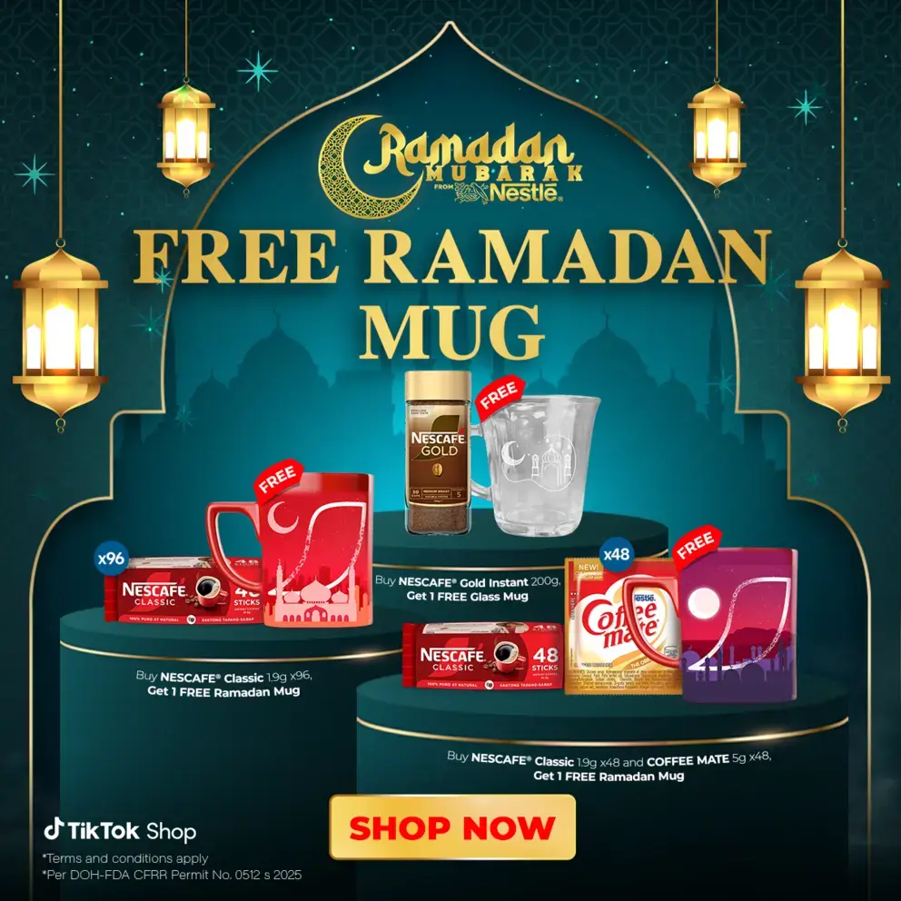 Get FREE Ramadan Mug when you buy Nescafe products