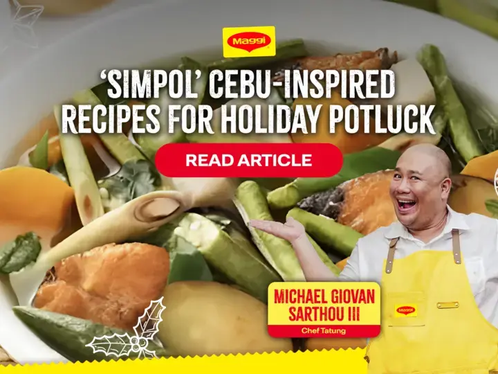 Learn Chef Tatung’s ‘Simpol’ Secret for Potlucks: Cebu-Inspired Recipes
