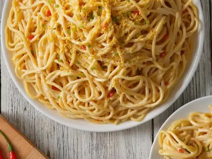Salted Egg Spaghetti