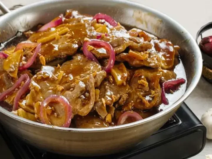 Bistek-Style Pork Steak Main