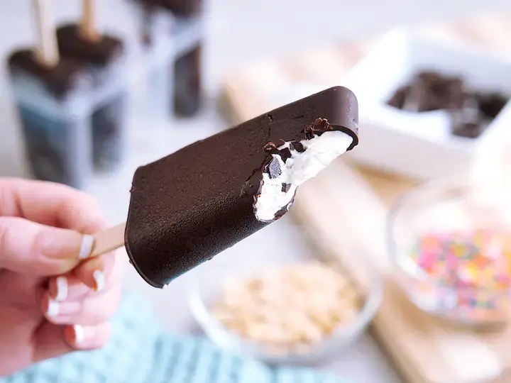 Indulgent Chocolate Coated Ice Cream