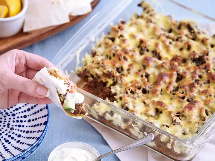 Creamy Shawarma Bake Recipe