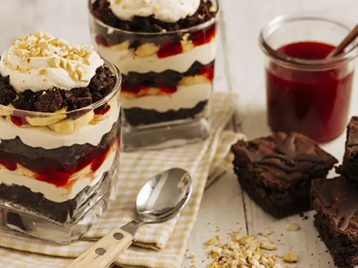 Golly Goodness Banana Split Trifle