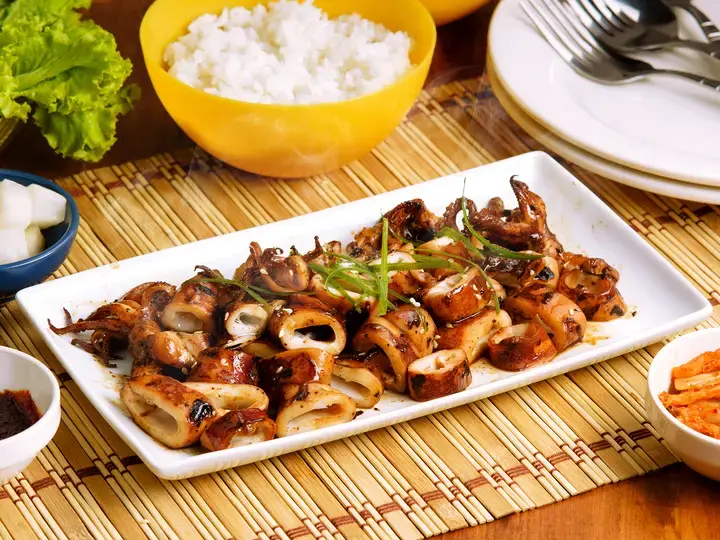 Korean-inspired Grilled Squid