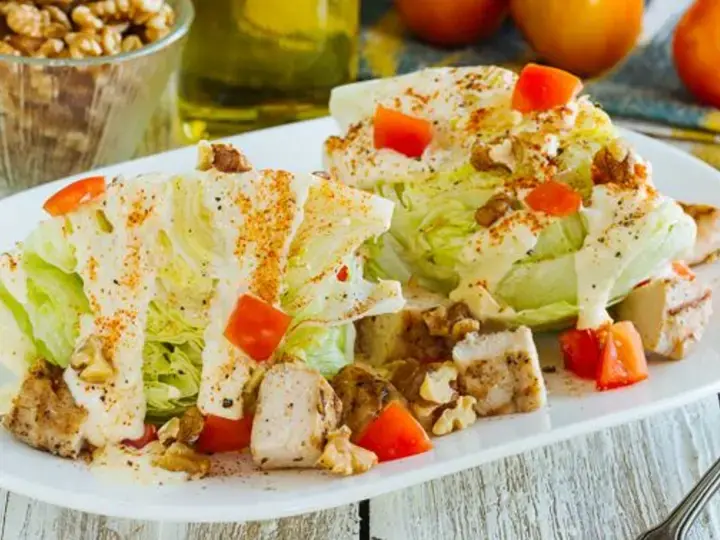 O-M-Grilled Chicken Wedge Salad