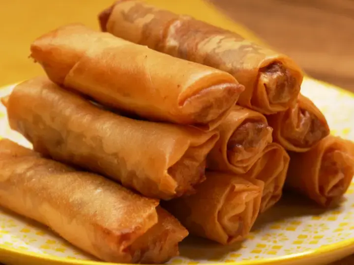 Cheesy Adobong Lumpia