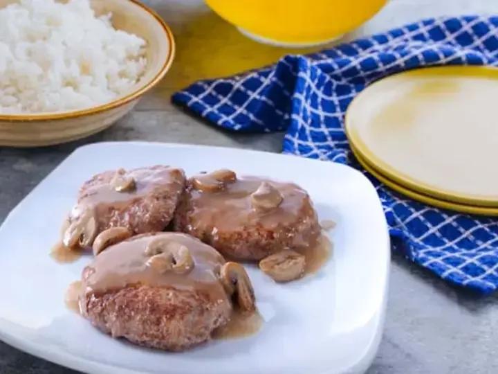 Pinoy Burger Steak Main