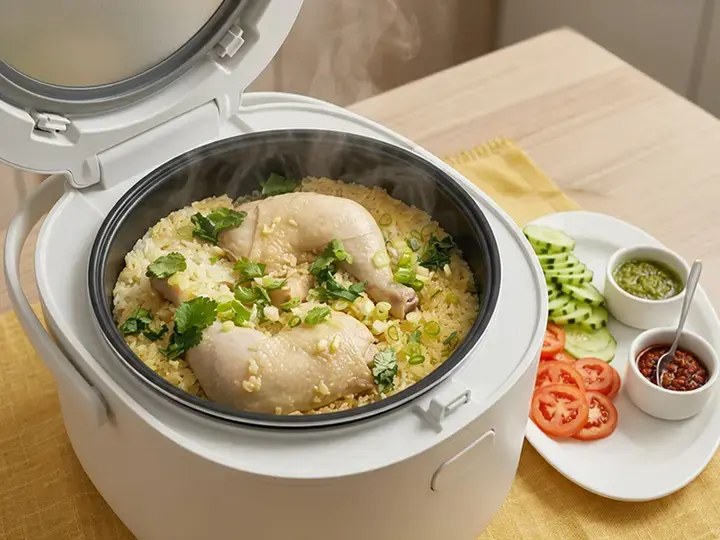 Hainanese-style One Pot Rice
