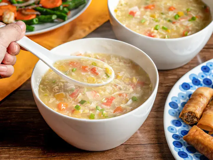 Chinese-Style Crab and Vegetable Soup