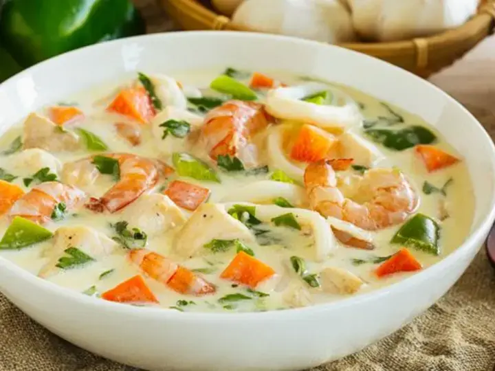 Hearty Seafood Cream Soup