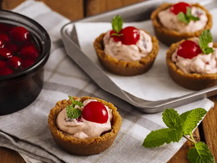 Cherries and Cream Cupped