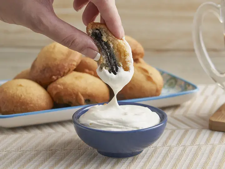 Creamy Fried Oreos