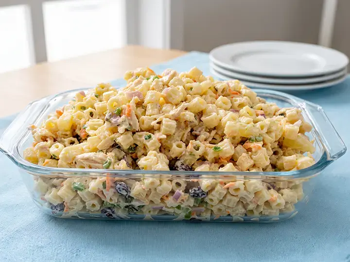 Savory Chicken Macaroni Salad