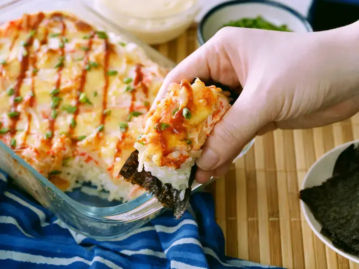 Creamy Sushi Bake