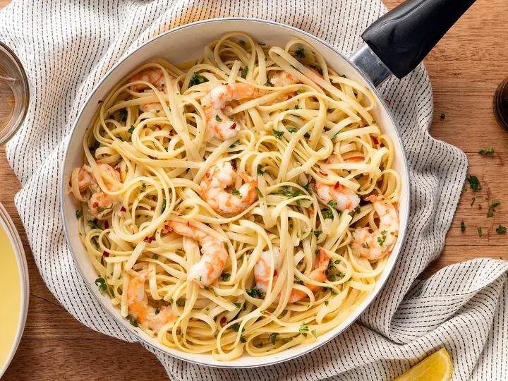 Shrimp Scampi Pasta
