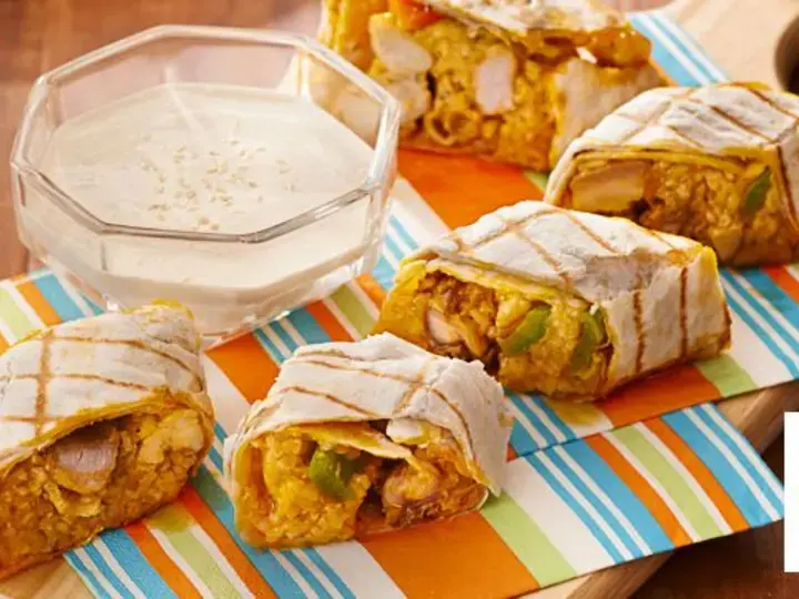 Easy Paella Burrito