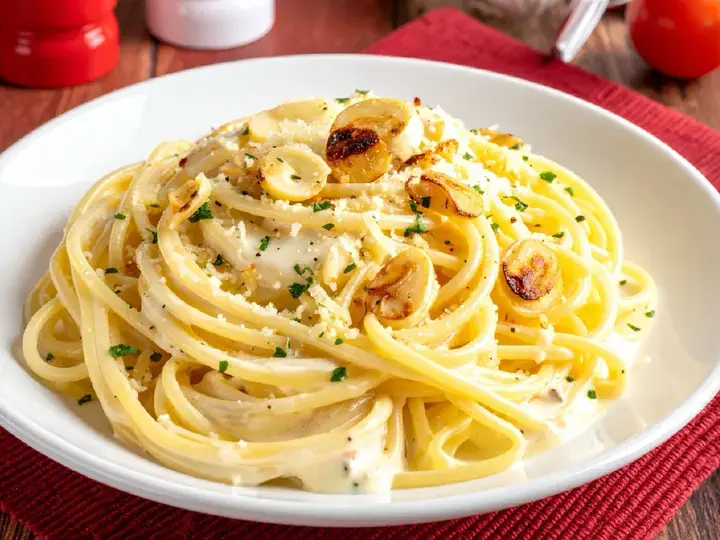 Creamy Garlic and Cheese Pasta