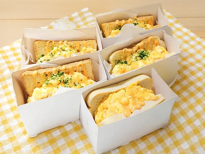 Korean Style Eggdrop Sandwich