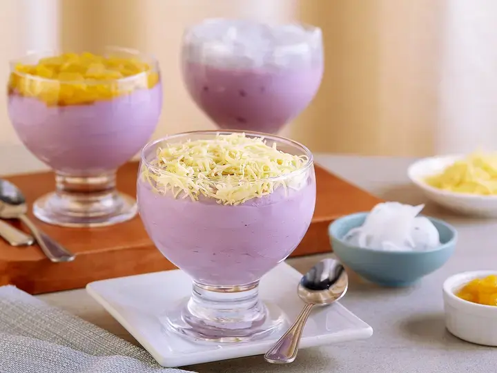 Creamy Ube Mousse