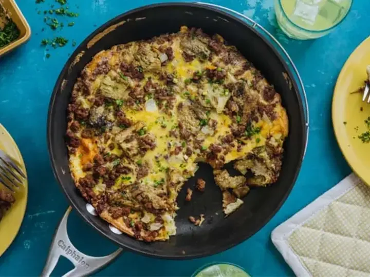 Sausage and Eggplant Frittata Main