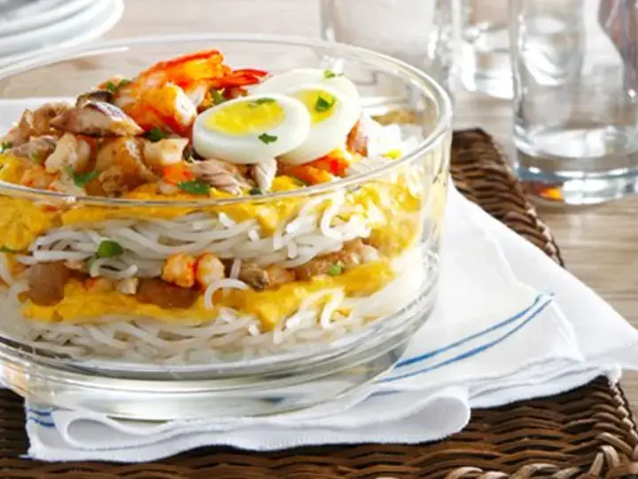 Pancit Palabok with Layers of Delight