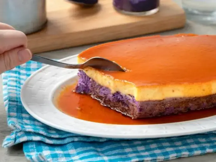 Ube Leche Flan