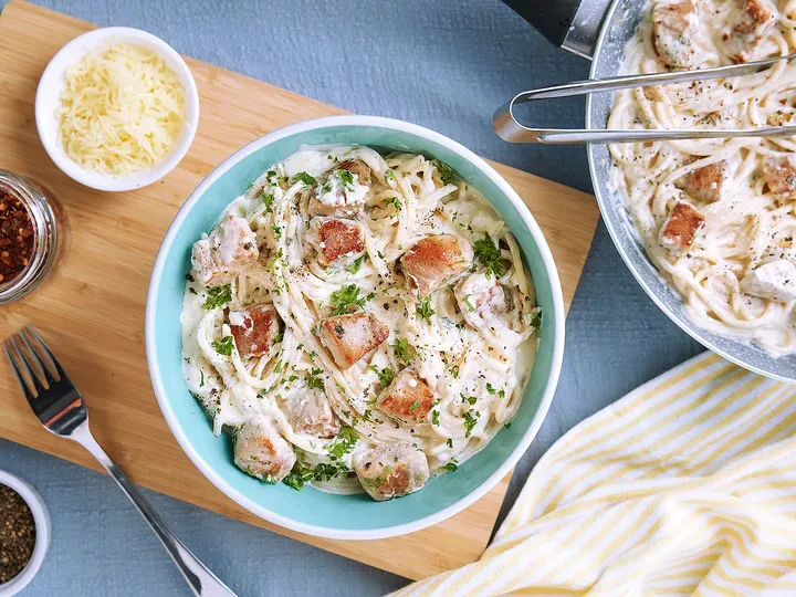 Creamy Tuna Carbonara