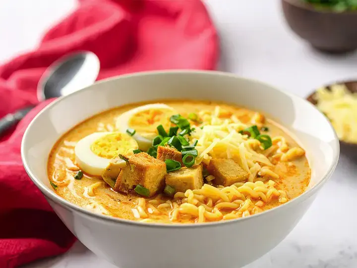 Easy Creamy and Cheesy Kari Ramen