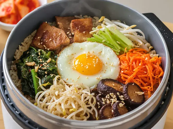 Korean Bibimbap-style One Pot Rice