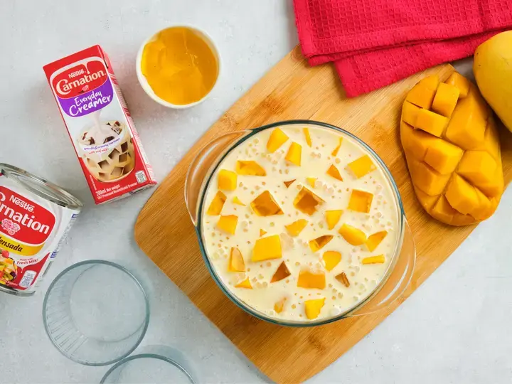 Mango Sago and Jelly Salad