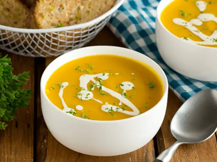 Slurps of Savory Pumpkin Soup