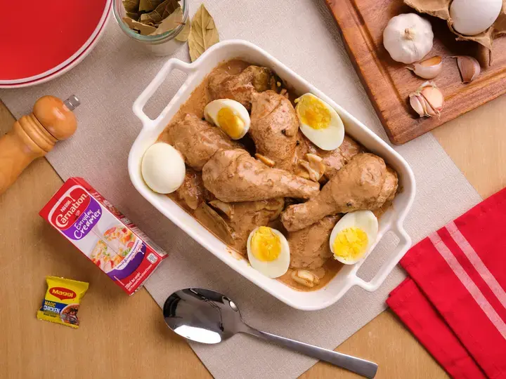 Chicken Adobo with Egg