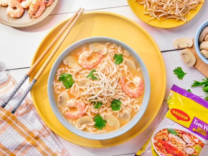 Tom Yam with Shrimp and Coconut