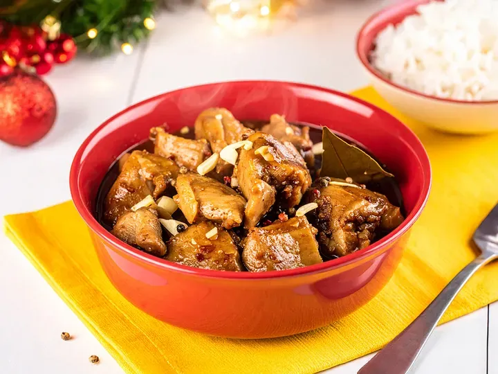 Chicken Pork Adobo with Pineapple