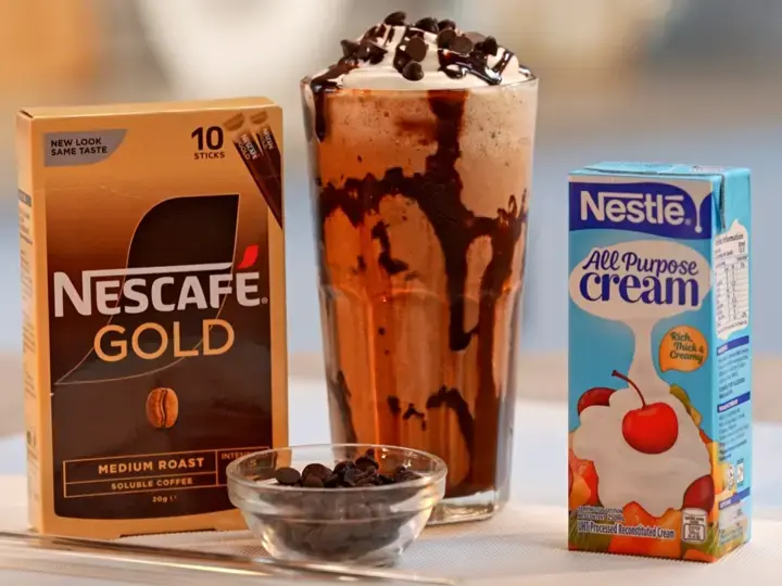 Nescafe Chocolate Cream Cheese Frappe